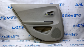 Door trim card rear left Chevrolet Volt 11-15 light gray, armrest gray rubber, plastic turned white