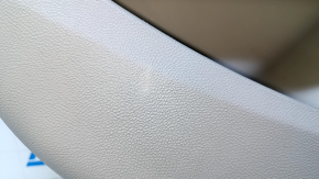 Door trim card rear left Chevrolet Volt 11-15 light gray, armrest gray rubber, plastic turned white