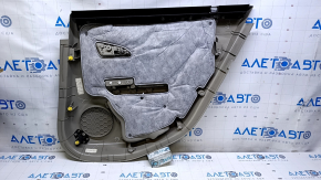 Door trim card rear left Chevrolet Volt 11-15 light gray, armrest gray rubber, plastic turned white