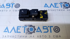 Rear left window lift control Hyundai Sonata 15-19 black, with heating button