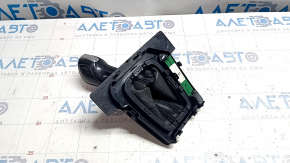 Gear knob with shifter cover VW Passat b7 12-15 USA plastic, matte cover, scratches