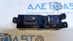 Rear left window lift control Hyundai Santa FE Sport 13-18 black, with heating button