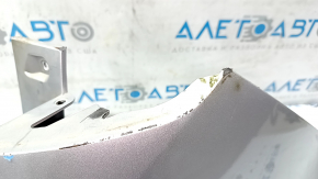 Rear bumper bare right Ford Escape MK3 17-19 rest, silver UX, scratches