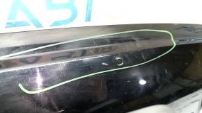 Rear bumper trim lower Ford Escape MK3 17-19 rest 2 pipes, black gloss, scratches