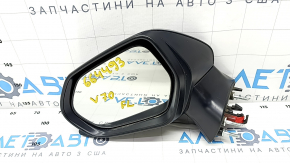 Side mirror left Toyota Camry v70 18- 3 pins, blue, scratches