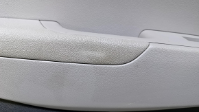 Door trim card rear left Hyundai Elantra AD 19-20 gray, armrest gray rubber, insert cloth plastic, molding gray, scratches, abrasions, dent