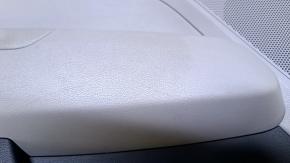 Door trim card rear left Hyundai Elantra AD 19-20 gray, armrest gray rubber, insert cloth plastic, molding gray, scratches, abrasions, dent