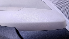 Door trim card rear left Hyundai Elantra AD 17-18 gray, armrest gray rubber, insert gray cloth, molding gray, scratches, abrasions, dent