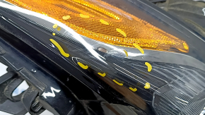 Headlight front left Toyota Camry v70 18- complete LED, sand, scratches