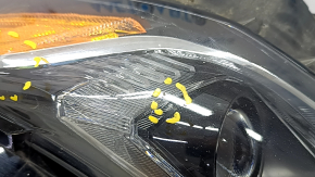 Headlight front left Toyota Camry v70 18- complete LED, sand, scratches