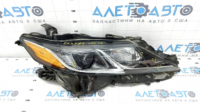 Headlight front right Toyota Camry v70 18- assembled LED, sand