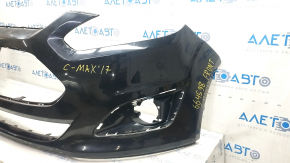 Front bumper bare Ford C-max MK2 13-18 usa black, tears, cracks, scuffs