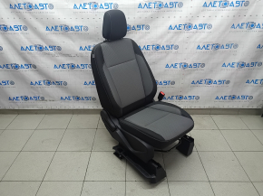 Passenger seat Ford C-max MK2 13-18 without airbag, mechanical, cloth black-gray