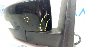 Side mirror right Ford C-max MK2 13-18 7 pins, turn signal, black G1, cracked housing, sand