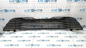 Lower grille front bumper Toyota Camry v70 18-20 L/LE usa without hook without fog lights, sand, pressed, non-factory holes