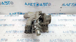 Turbine assembly with manifold and cooling pipes VW Passat b8 16-19 USA 1.8T, 2.0T dented at cartridge mount