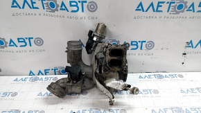 Turbine assembly with manifold and cooling pipes VW Passat b7 12-15 USA 1.8T 120k