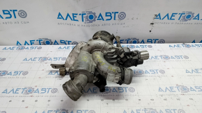 Turbine assembly with manifold and cooling pipes VW Passat b8 16-19 USA 1.8T, 2.0T 85k