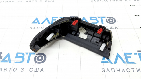 Front panel trim left Toyota Camry v70 18- leather black brown stitching