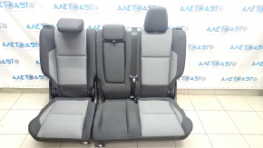 Rear row of seats 2nd row Ford C-max MK2 13-18 cloth black-gray, for dry cleaning, broken headrest mechanism