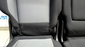 Rear row of seats 2nd row Ford C-max MK2 13-18 cloth black-gray, for dry cleaning, broken headrest mechanism