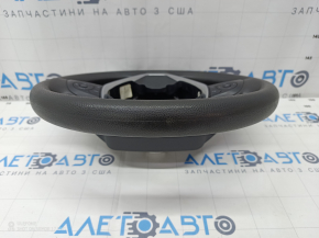 Steering wheel assembly Toyota Camry v70 18- LE, with buttons and overlay, black rubber, worn