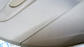 Door trim card rear left Ford Escape MK3 13-16 prerest gray with gray insert leather, armrest gray leather, scratches, abrasions
