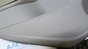 Door trim card rear left Ford Escape MK3 13-16 prerest gray with gray insert leather, armrest gray leather, scratches, abrasions