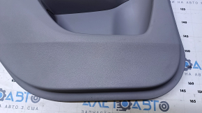 Door trim card rear left Honda Accord 13-17 gray with gray insert cloth, armrest gray cloth, scuffs. for dry cleaning