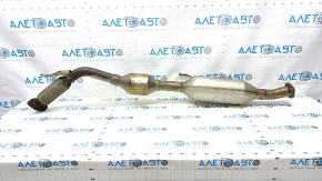 Intake pipe with catalytic converter Toyota Camry v70 18- 2.5, hybrid FWD mesh is torn, bolt is broken