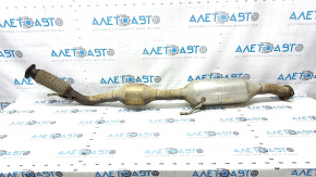 Intake pipe with catalytic converter Toyota Camry v70 18- 2.5, hybrid FWD mesh is torn, bolt is broken