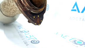Intake pipe with catalytic converter Toyota Camry v70 18- 2.5, hybrid FWD mesh is torn, bolt is broken