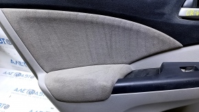 Door trim card rear left Honda CRV 12-14 gray with gray insert cloth, armrest gray cloth, scuffs, scratches, for dry cleaning, break