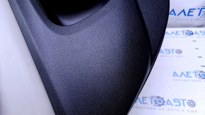 Door trim card rear left Honda HR-V 16-22 black with gray insert leather, armrest gray leather, scuffs, for dry cleaning