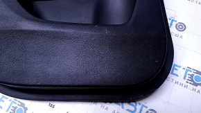 Door trim card rear left Honda Accord 13-17 black with black insert leather, armrest black leather, scuffs, scratches