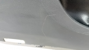 Door trim card front left Toyota Camry v70 18- black with black insert plastic, armrest rubber, scratch, scuffed, dent