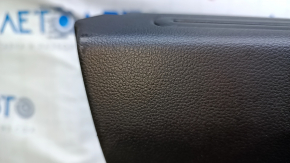 Door trim card rear left VW Atlas 18 - black with black insert leather, armrest black leather, with curtain and squeaker, scratches, scuffs