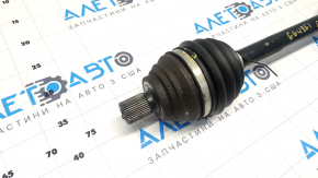 Drive axle shaft front left VW Passat b7 12-15 USA 2.5 torn outer CV joint boot, rusty