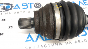 Drive axle shaft front left VW Passat b7 12-15 USA 2.5 torn outer CV joint boot, rusty