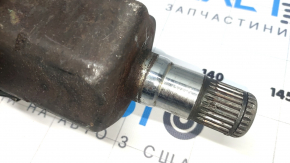 Drive axle shaft front left VW Passat b7 12-15 USA 2.5 torn outer CV joint boot, rusty