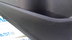 Door trim card rear left Ford Escape MK3 13-16 prerest black with black insert plastic, armrest black leather, scratches, abrasions