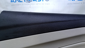 Door trim card rear left Ford Escape MK3 13-16 prerest beige with beige insert plastic, armrest beige leather, under the tweeter, scratches, abrasions