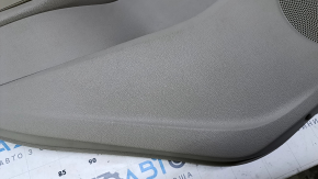 Door trim card rear left Ford Escape MK3 13-16 prerest beige with beige insert plastic, armrest beige leather, under the tweeter, scratches, abrasions