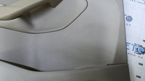 Door trim card rear left Ford Escape MK3 13-16 prerest beige with beige insert plastic, armrest beige leather, under the tweeter, scratches, abrasions