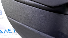 Door trim card rear left Ford Escape MK3 13-16 prerest black with black insert plastic, armrest black black leather, under the tweeter, scratches, abrasions
