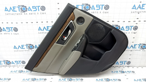Door trim card rear left Honda CRV 17-22 black-gray, molding under wood, under tweeter, under dry cleaning