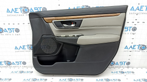 Door trim card front right Honda CRV 17-22 black-gray, molding under the tree, for dry cleaning, scratches