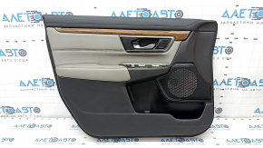 Door trim card front left Honda CRV 17-22 black-gray, molding under the tree, under the memory of seats, under dry cleaning