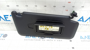 Right visor Mercedes GLC 16-22 black, without hook