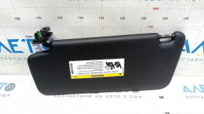 Right visor Mercedes GLC 16-22 black, without hook